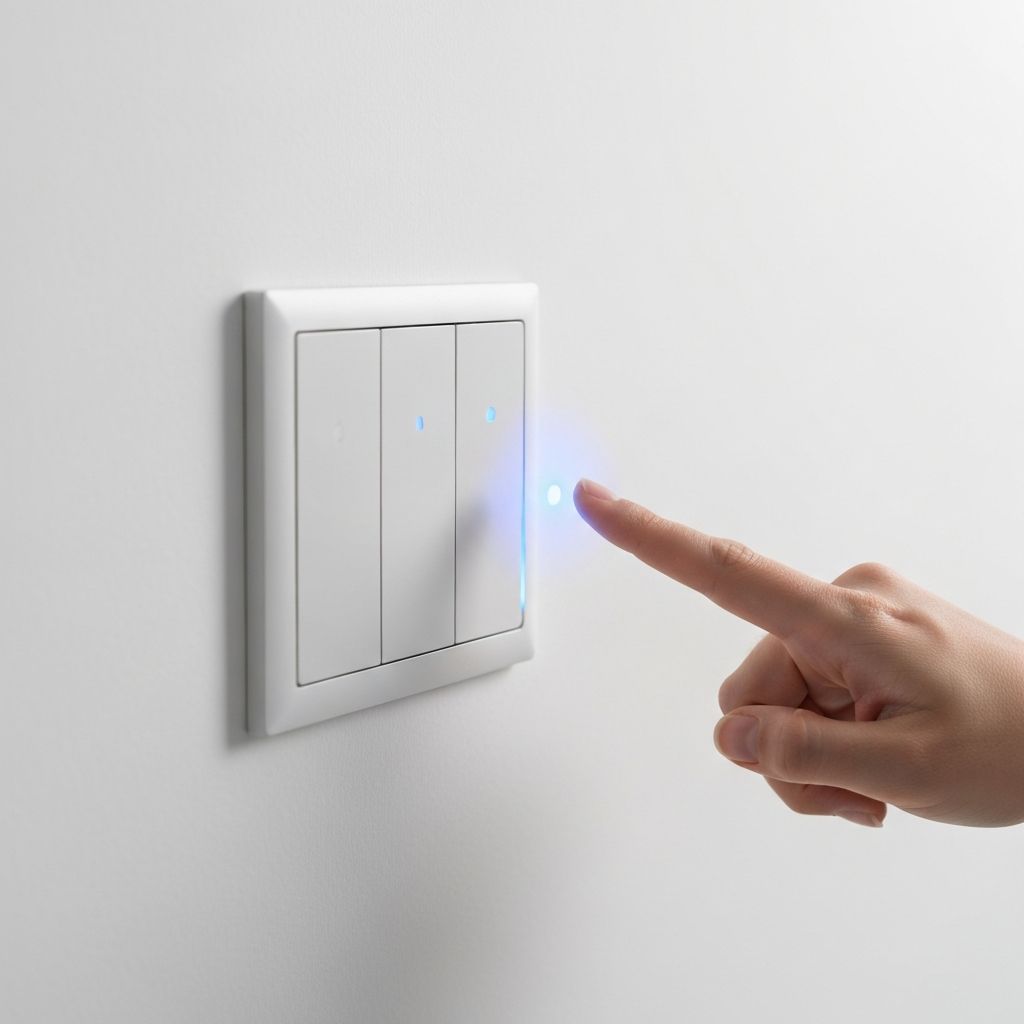 Demostración del interruptor táctil